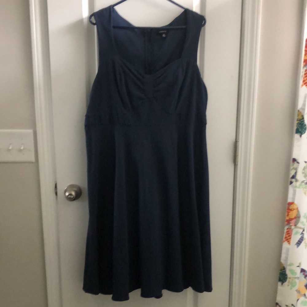 Torrid navy dress